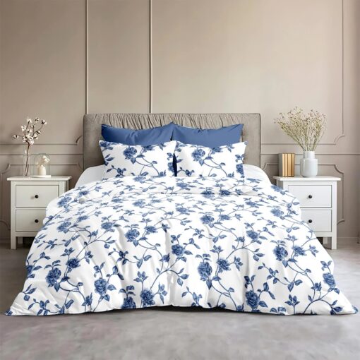 Royal Rosy Blue Bedsheet