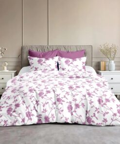 Royal Rosy Orchid Bedsheet