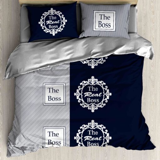 Feeling Boss - Navy Bedsheet