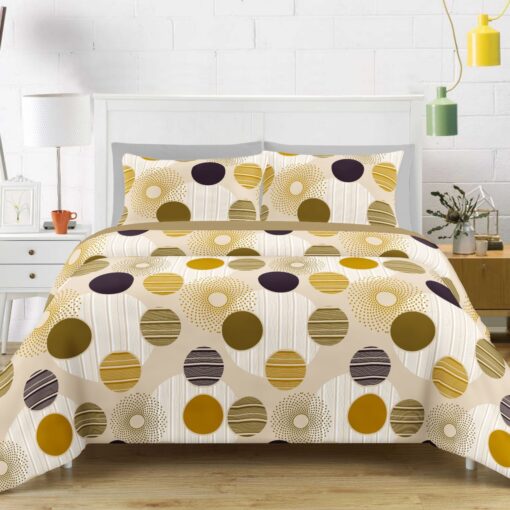 Yellow Flat Queen Bedsheet